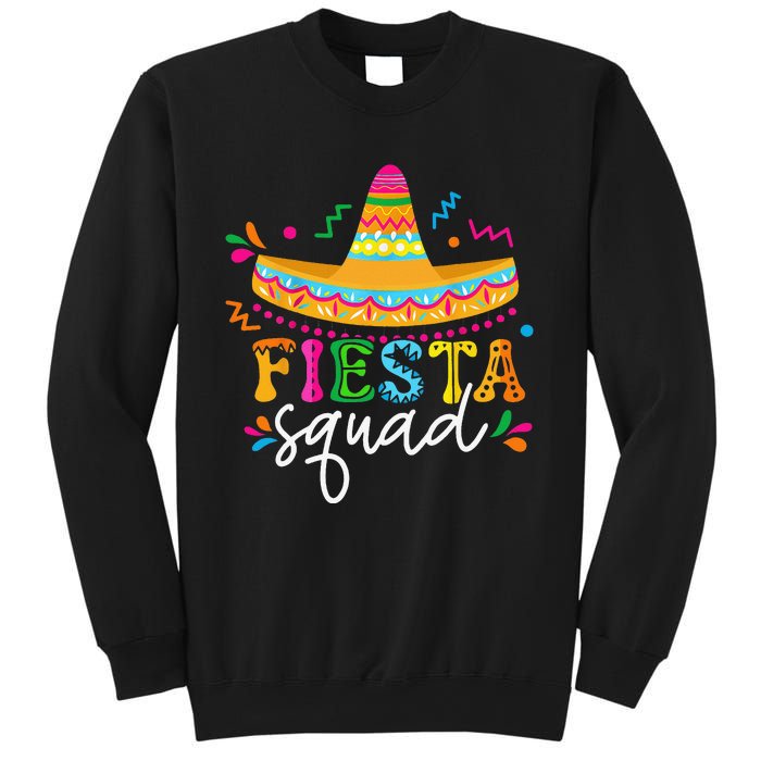 Fiesta Squad Cinco De Mayo Mexican Sombrero Group Family Sweatshirt