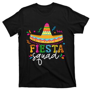 Fiesta Squad Cinco De Mayo Mexican Sombrero Group Family T-Shirt