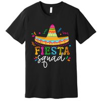 Fiesta Squad Cinco De Mayo Mexican Sombrero Group Family Premium T-Shirt