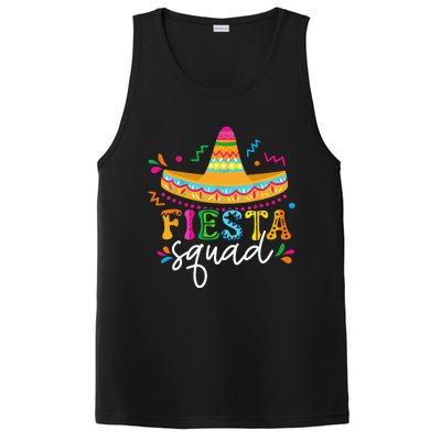 Fiesta Squad Cinco De Mayo Mexican Sombrero Group Family PosiCharge Competitor Tank