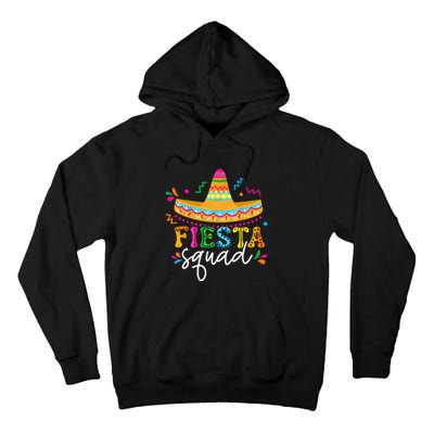 Fiesta Squad Cinco De Mayo Mexican Sombrero Group Family Tall Hoodie