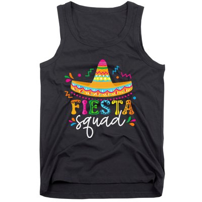 Fiesta Squad Cinco De Mayo Mexican Sombrero Group Family Tank Top