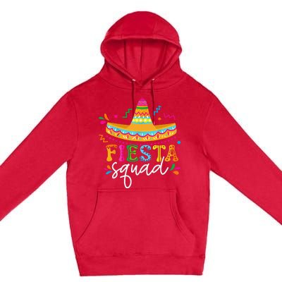 Fiesta Squad Cinco De Mayo Mexican Sombrero Group Family Premium Pullover Hoodie