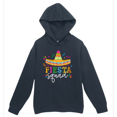 Fiesta Squad Cinco De Mayo Mexican Sombrero Group Family Urban Pullover Hoodie