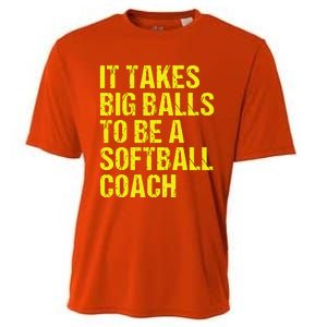 Funny Softball Coach Gift Softball Coach Tee Cooling Performance Crew T-Shirt