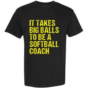 Funny Softball Coach Gift Softball Coach Tee Garment-Dyed Heavyweight T-Shirt