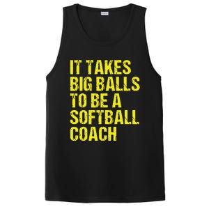 Funny Softball Coach Gift Softball Coach Tee PosiCharge Competitor Tank