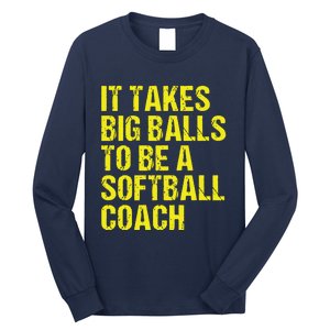 Funny Softball Coach Gift Softball Coach Tee Long Sleeve Shirt