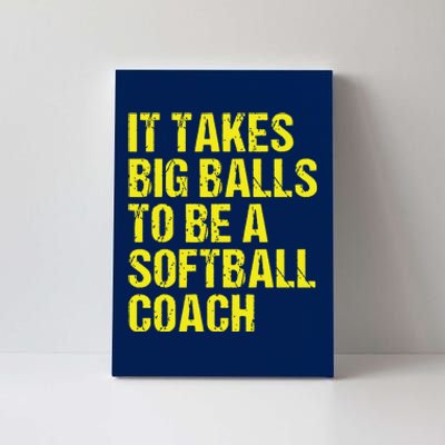 Funny Softball Coach Gift Softball Coach Tee Canvas