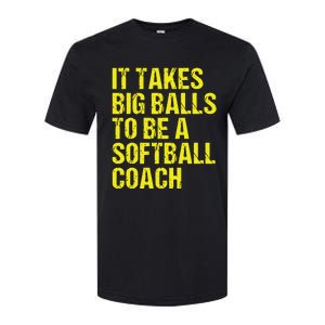 Funny Softball Coach Gift Softball Coach Tee Softstyle CVC T-Shirt