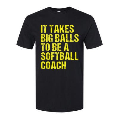 Funny Softball Coach Gift Softball Coach Tee Softstyle® CVC T-Shirt