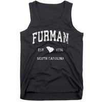 Furman South Carolina SC Vintage Athletic Sports Design Tank Top