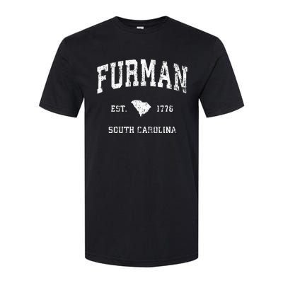 Furman South Carolina SC Vintage Athletic Sports Design Softstyle CVC T-Shirt