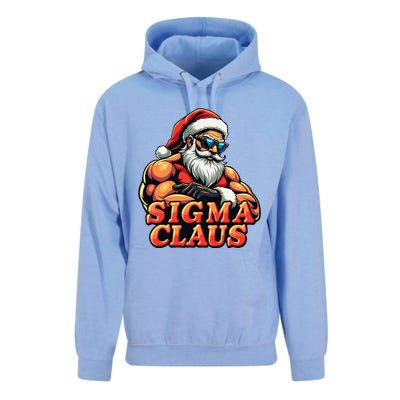 Funny Sigma Claus 2024 Christmas Santa Rizz Gift Unisex Surf Hoodie