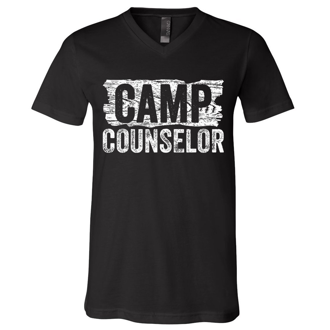Funny Summer Camp Counselor Staff Director Teacher V-Neck T-Shirt