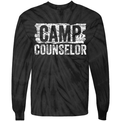Funny Summer Camp Counselor Staff Director Teacher Tie-Dye Long Sleeve Shirt