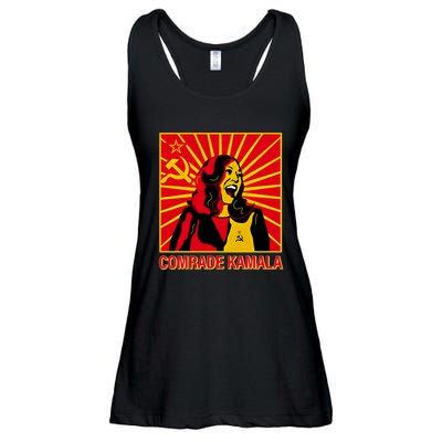 Fun Socialist Comrade Kamala Commie La Harris 2024 Kammunism Ladies Essential Flowy Tank