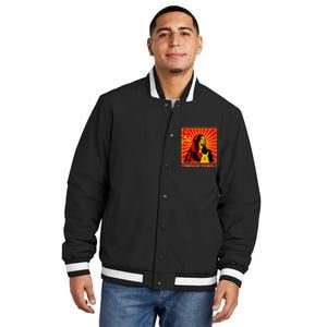 Fun Socialist Comrade Kamala Commie La Harris 2024 Kammunism Insulated Varsity Jacket