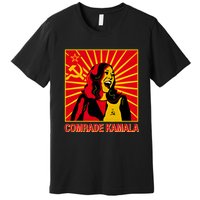 Fun Socialist Comrade Kamala Commie La Harris 2024 Kammunism Premium T-Shirt