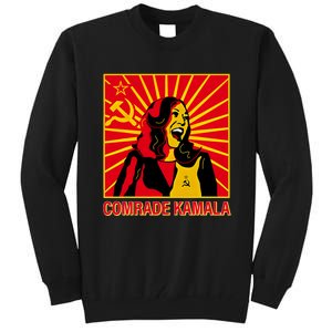 Fun Socialist Comrade Kamala Commie La Harris 2024 Kammunism Tall Sweatshirt