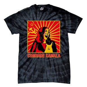 Fun Socialist Comrade Kamala Commie La Harris 2024 Kammunism Tie-Dye T-Shirt