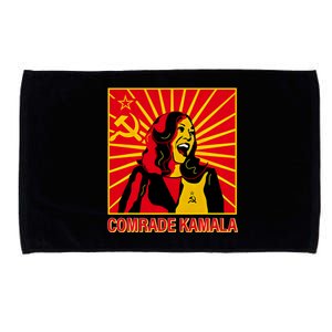 Fun Socialist Comrade Kamala Commie La Harris 2024 Kammunism Microfiber Hand Towel