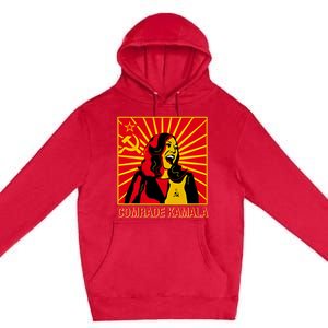 Fun Socialist Comrade Kamala Commie La Harris 2024 Kammunism Premium Pullover Hoodie