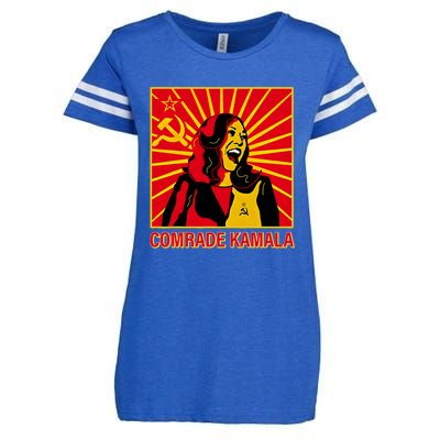 Fun Socialist Comrade Kamala Commie La Harris 2024 Kammunism Enza Ladies Jersey Football T-Shirt