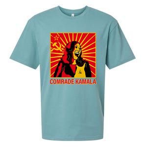 Fun Socialist Comrade Kamala Commie La Harris 2024 Kammunism Sueded Cloud Jersey T-Shirt