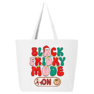 Friday Shopping Crew Mode On Christmas Black Shopping Family  25L Jumbo Tote