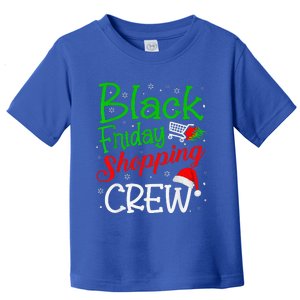 Friday Shopping Crew Christmas Lights Black Shopping Family Toddler T-Shirt