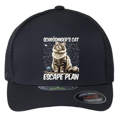 Funny SchröDingerS Cat Science .Png Flexfit Unipanel Trucker Cap