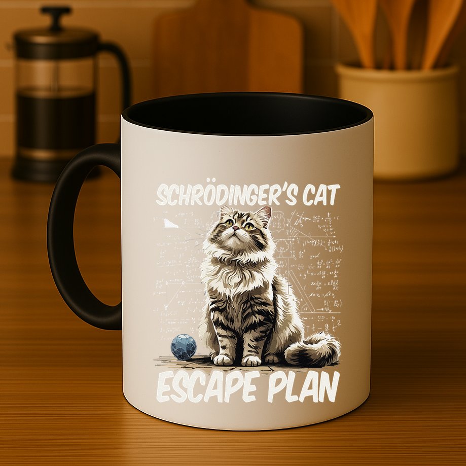 Funny SchröDingerS Cat Science .Png Mug