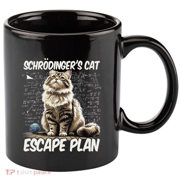 Funny SchröDingerS Cat Science .Png 11oz C Handle Ceramic Mug