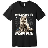 Funny SchröDingerS Cat Science .Png Premium T-Shirt