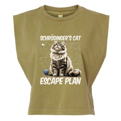 Funny SchröDingerS Cat Science .Png Garment-Dyed Women's Muscle Tee