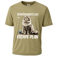 Funny SchröDingerS Cat Science .Png Cooling Performance Crew T-Shirt