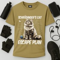 Funny SchröDingerS Cat Science .Png Cooling Performance Crew T-Shirt