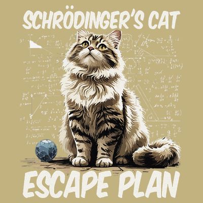 Funny SchröDingerS Cat Science .Png T-Shirt