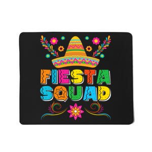 Fiesta Squad Cinco De Mayo Family Matching Mexican Sombrero Mousepad