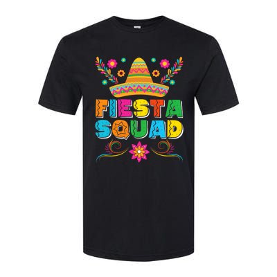 Fiesta Squad Cinco De Mayo Family Matching Mexican Sombrero Softstyle® CVC T-Shirt