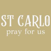 Funny St Carlo Pray For Us Catholic Millenial Saint Hoodie
