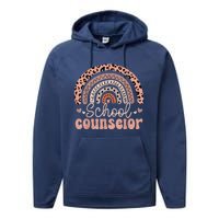 Funny School Counselor Teacher Back To School Teacher Life Performance Fleece Hoodie