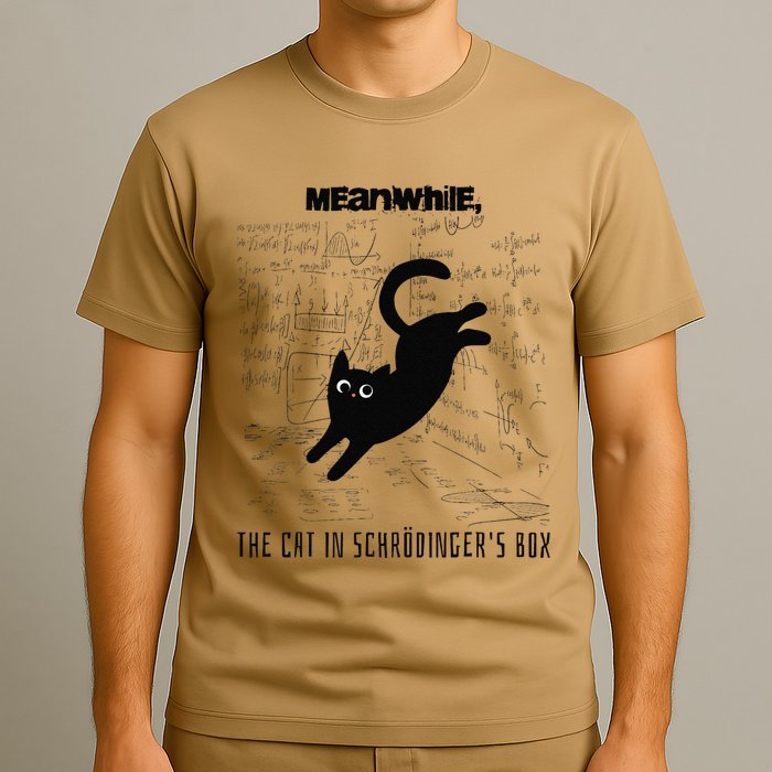 Funny SchröDingerS Cat Quantum Physics Scientists Nerd T-Shirt