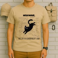 Funny SchröDingerS Cat Quantum Physics Scientists Nerd T-Shirt