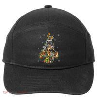 Funny Squirrel Christmas Tree Squirrel Lover Xmas Gifts TShirt 7-Panel Snapback Hat