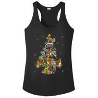 Funny Squirrel Christmas Tree Squirrel Lover Xmas Gifts TShirt Ladies PosiCharge Competitor Racerback Tank