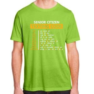 Funny Senior CitizenS Texting Code Design Gift For Grandpa Great Gift Adult ChromaSoft Performance T-Shirt