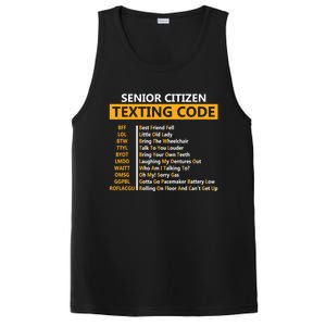 Funny Senior CitizenS Texting Code Design Gift For Grandpa Great Gift PosiCharge Competitor Tank