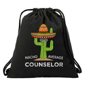 Fun School Counselor Humor Gifts Drawstring Bag